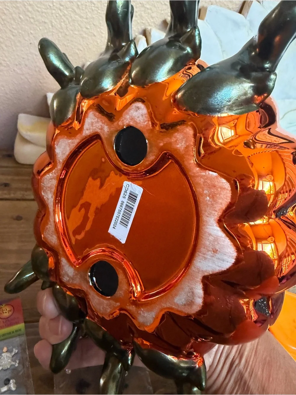 Bath & Body Works 2022 Pumpkin Spider Candle Holder